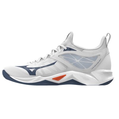 Zapatillas Para Voleibol Mizuno WAVE Dimension Hombre Blancos / Azules Oscuro / Azules - Chile M453